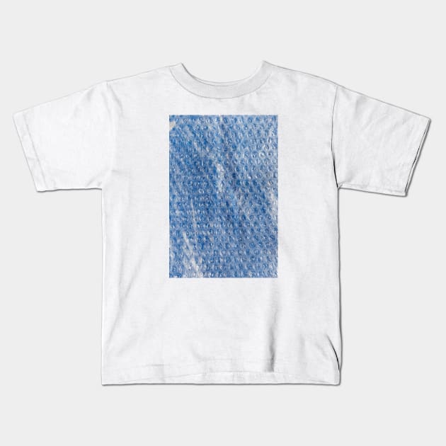 Rough Bubble Wrap Texture- Alternative Kids T-Shirt by textural